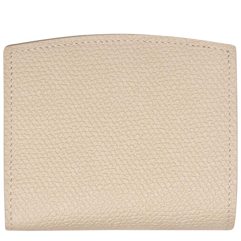 Paper White Longchamp Roseau Women's Wallets | SXYA-13068