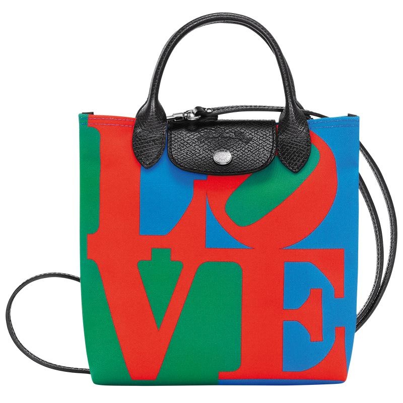 Red/Navy Longchamp x Robert Indiana XS Women\'s Crossbody Bags | DNLO-51093