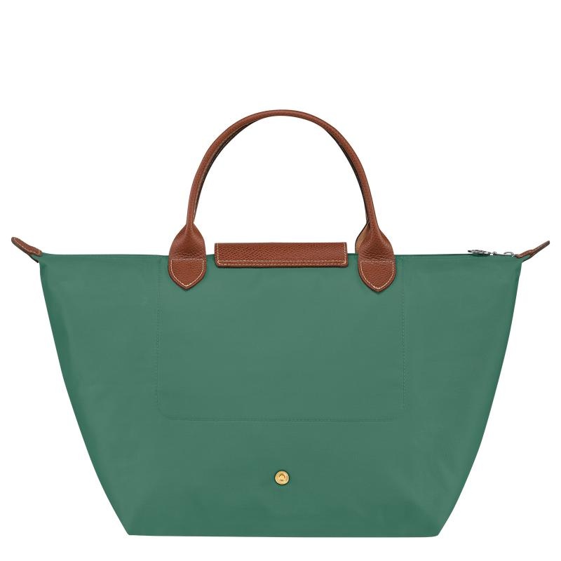 Sage Green Longchamp Le Pliage Original M Women's Handbags | GBLT-76840