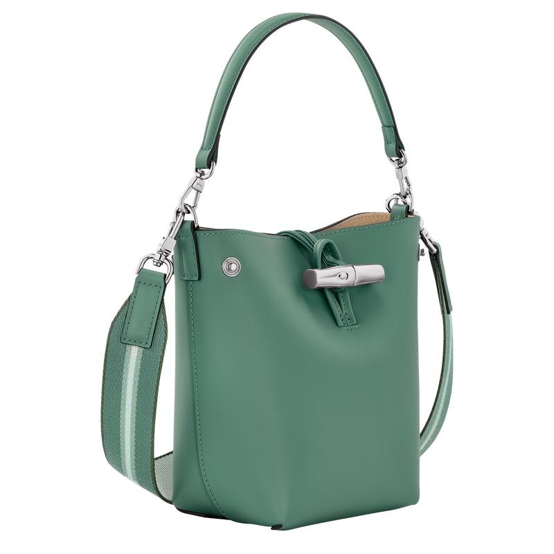 Sage Green Longchamp Roseau XS Women's Bucket Bag | BCDX-70416