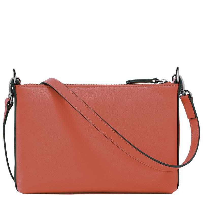 Sienna Red Longchamp 3D S Women's Crossbody Bags | BNZH-49058