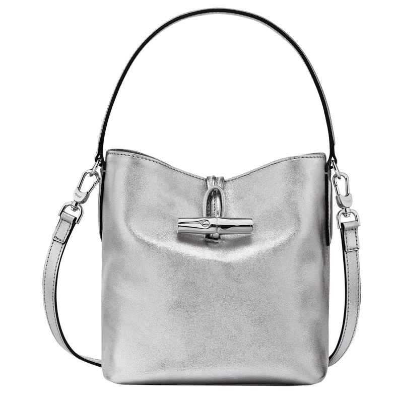 Silver Longchamp Roseau XS Women\'s Bucket Bag | WPTA-83701