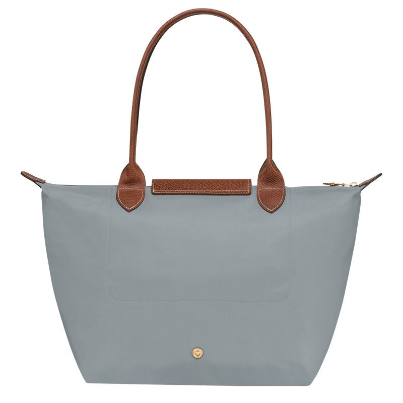 Steel Grey Longchamp Le Pliage Original M Women's Tote Bag | JAVG-83190