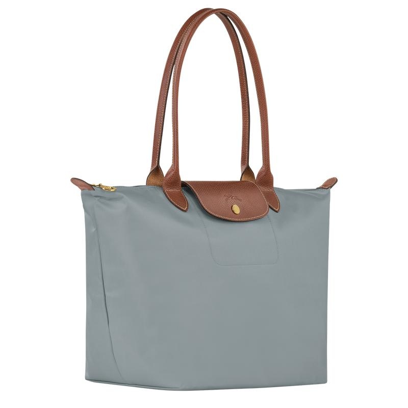 Steel Grey Longchamp Le Pliage Original L Women's Tote Bag | UPFZ-28736