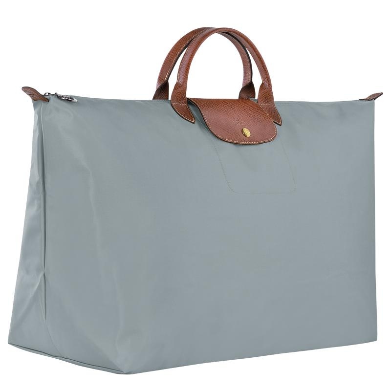 Steel Grey Longchamp Le Pliage Original M Women's Travel Bags | QZBS-92605