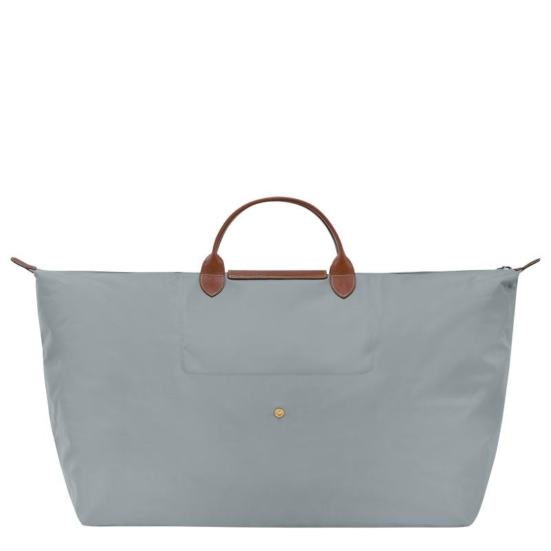 Steel Grey Longchamp Le Pliage Original M Women's Travel Bags | QZBS-92605