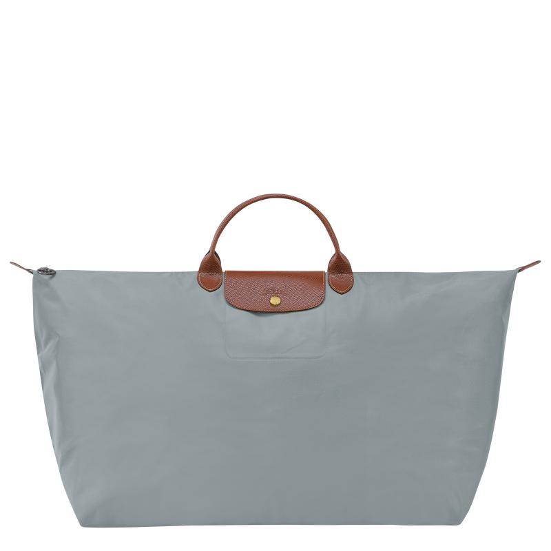 Steel Grey Longchamp Le Pliage Original M Women\'s Travel Bags | QZBS-92605