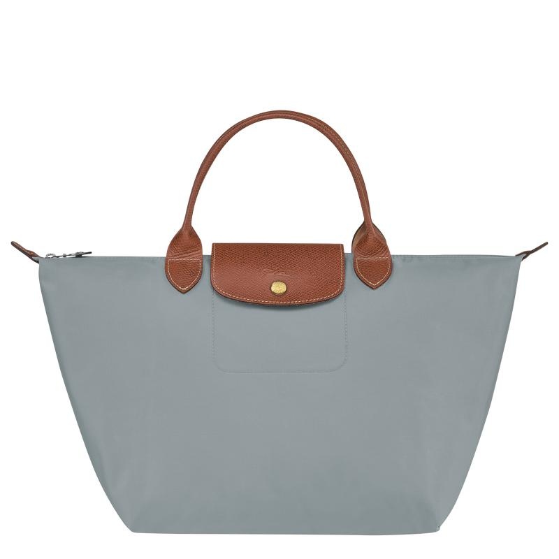 Steel Grey Longchamp Le Pliage Original M Women\'s Handbags | YDMC-51042