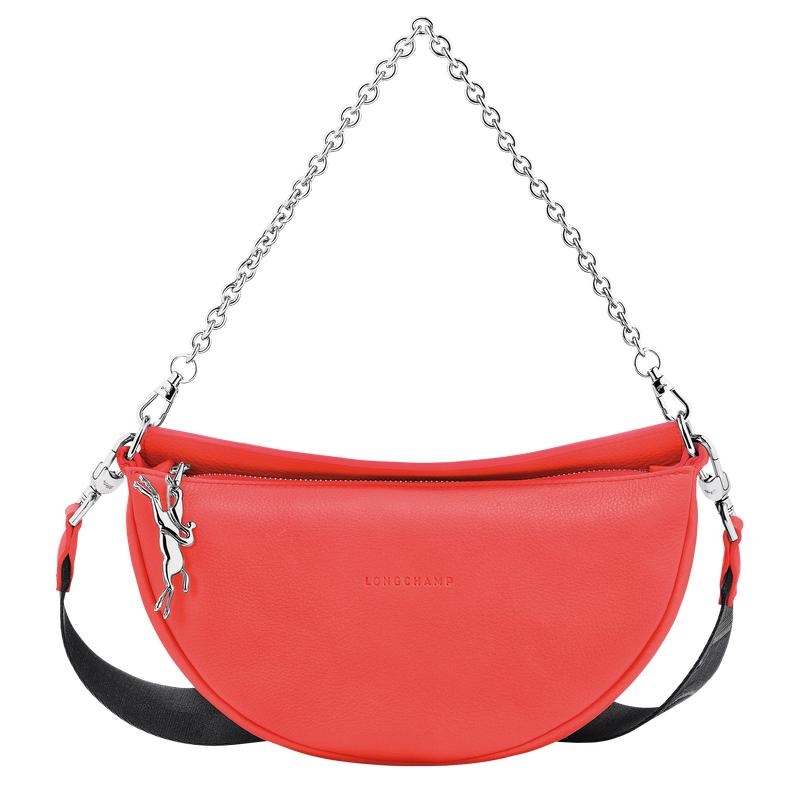 Strawberry Red Longchamp Smile S Women\'s Crossbody Bags | FNLW-61789