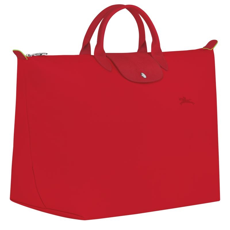 Tomato Red Longchamp Le Pliage Green S Women's Travel Bags | BVEI-57108