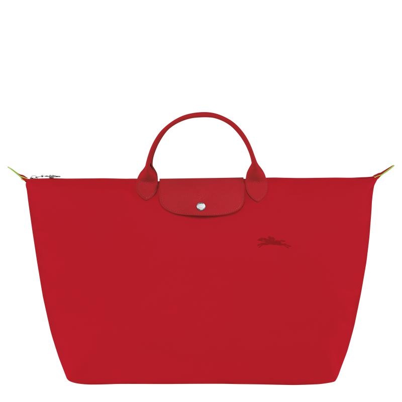 Tomato Red Longchamp Le Pliage Green S Women\'s Travel Bags | BVEI-57108