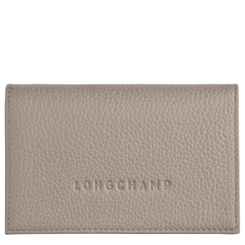 Turtledove Grey Longchamp Le Foulonné Men\'s Cardholders | AGNL-36504