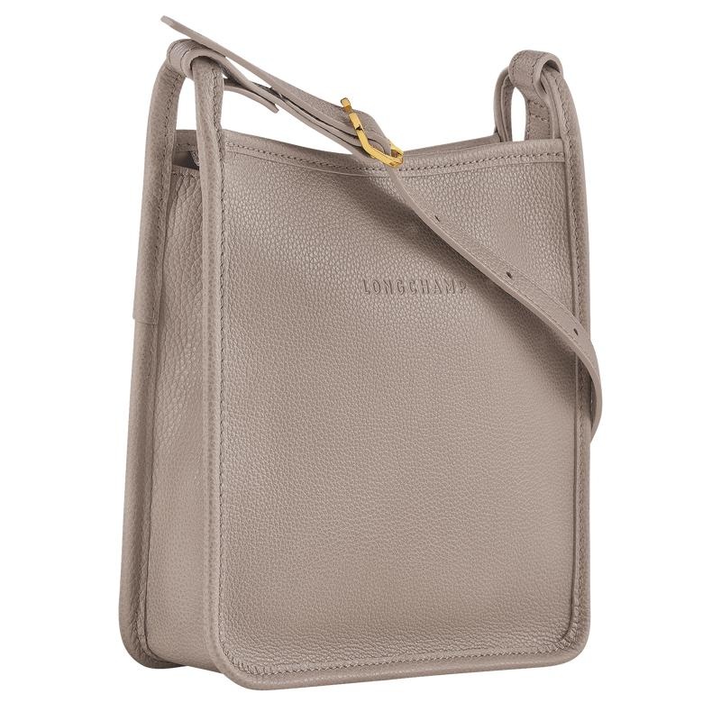 Turtledove Grey Longchamp Le Foulonné S Women's Crossbody Bags | OCUX-09732