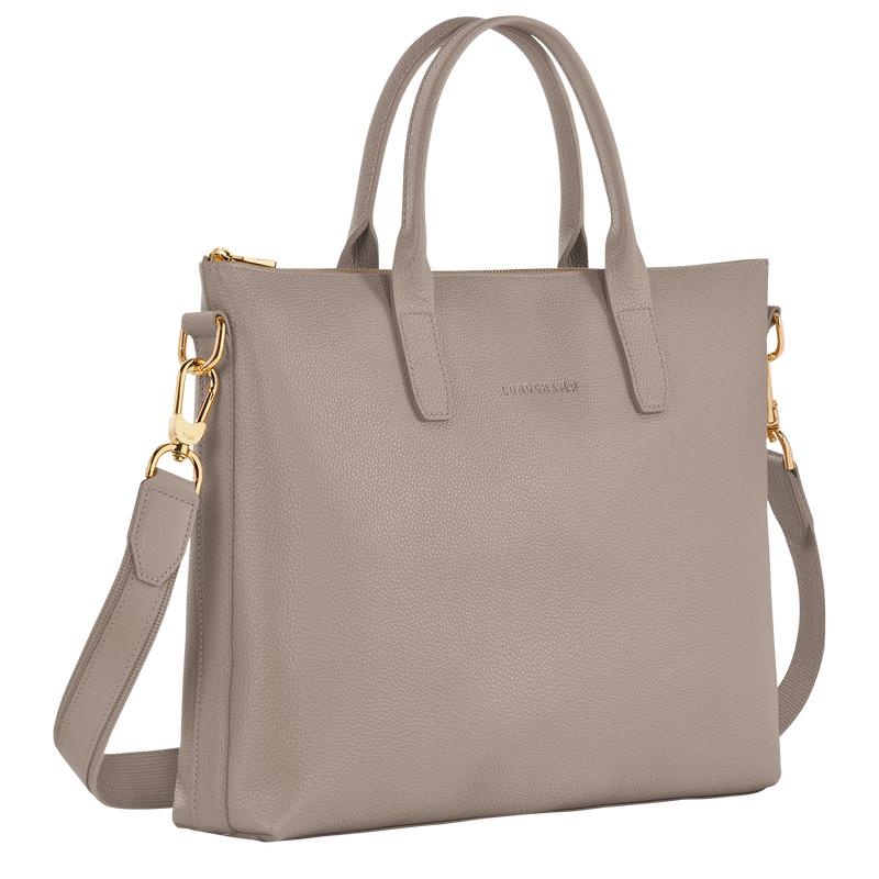 Turtledove Grey Longchamp Le Foulonné S Women's Briefcase | UOBH-17980