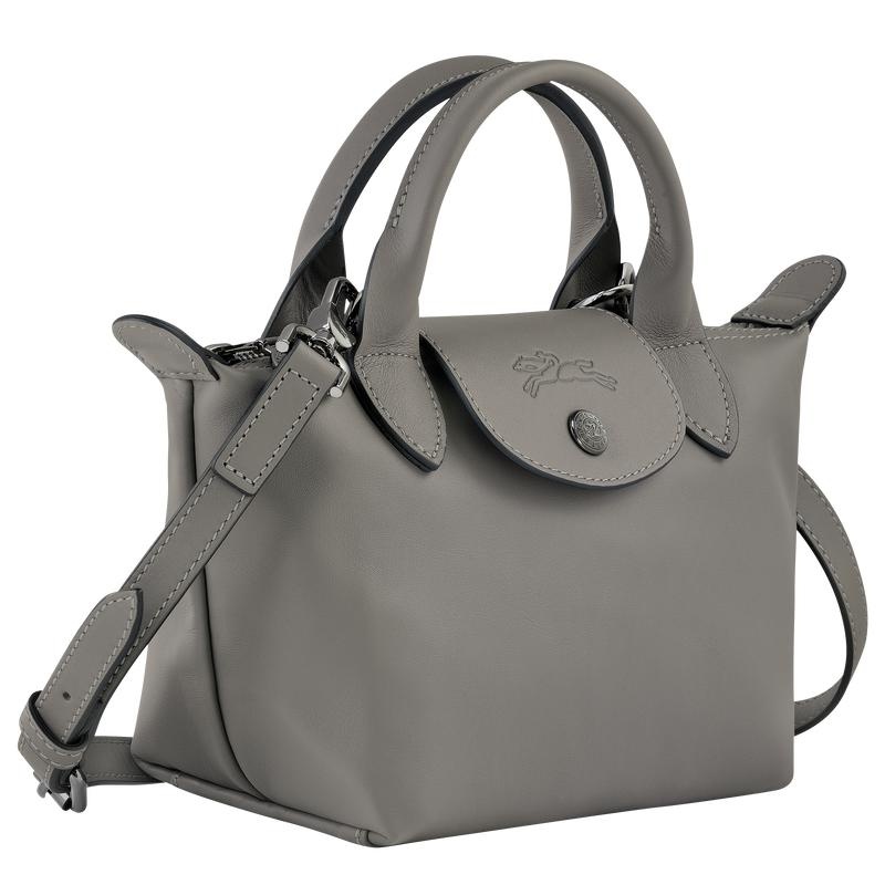 Turtledove Grey Longchamp Le Pliage Xtra XS Women's Handbags | UHXY-36470