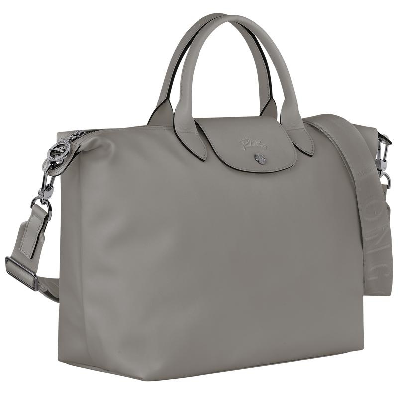 Turtledove Grey Longchamp Le Pliage Xtra L Women's Handbags | JIQD-68543