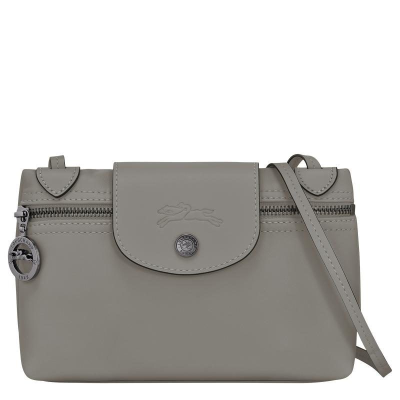 Turtledove Grey Longchamp Le Pliage Xtra XS Women\'s Crossbody Bags | GMAU-37169