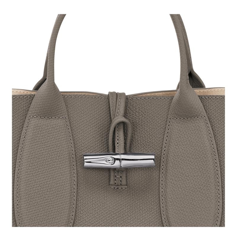 Turtledove Grey Longchamp Roseau M Women's Handbags | ENVA-98574