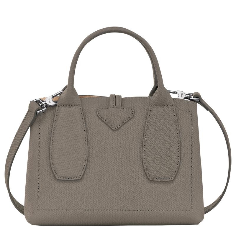 Turtledove Grey Longchamp Roseau S Women's Handbags | PUOI-75298