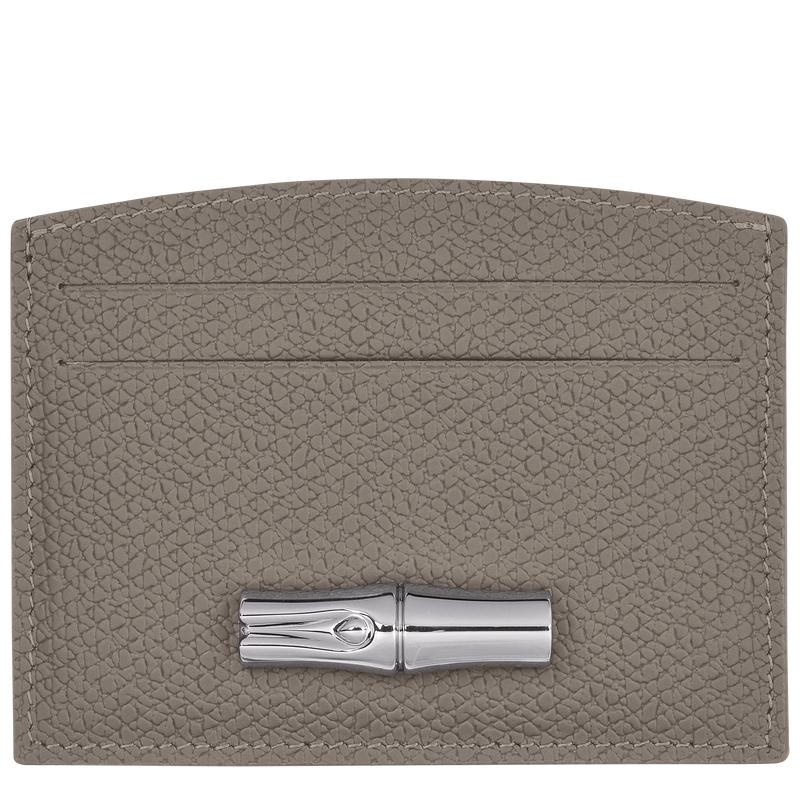 Turtledove Grey Longchamp Roseau Women\'s Cardholders | OGUD-57063