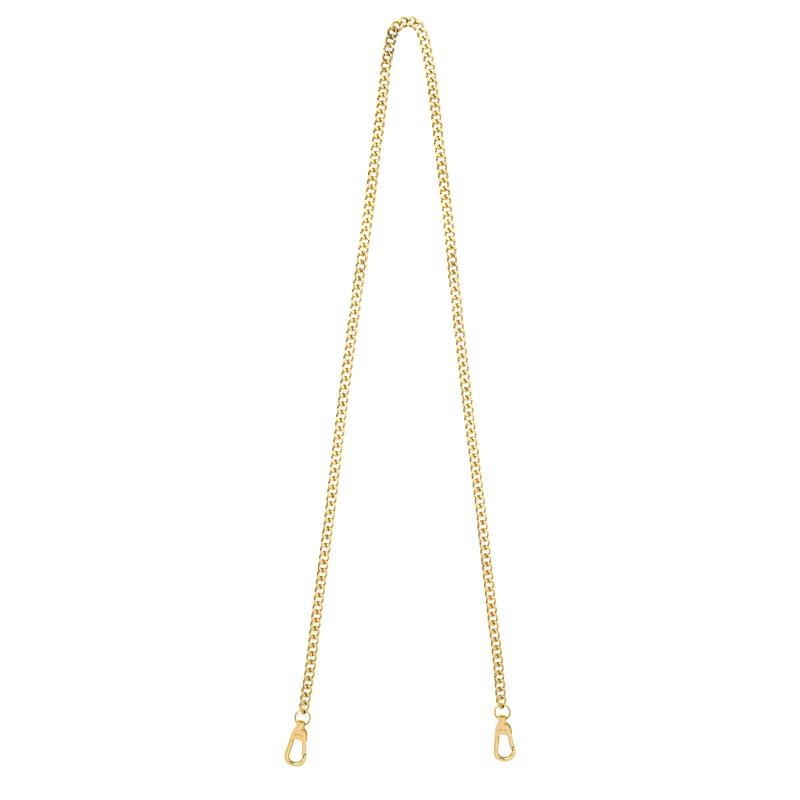 Very pale gold Longchamp chaîne Women\'s Shoulder Straps | NCKZ-54290