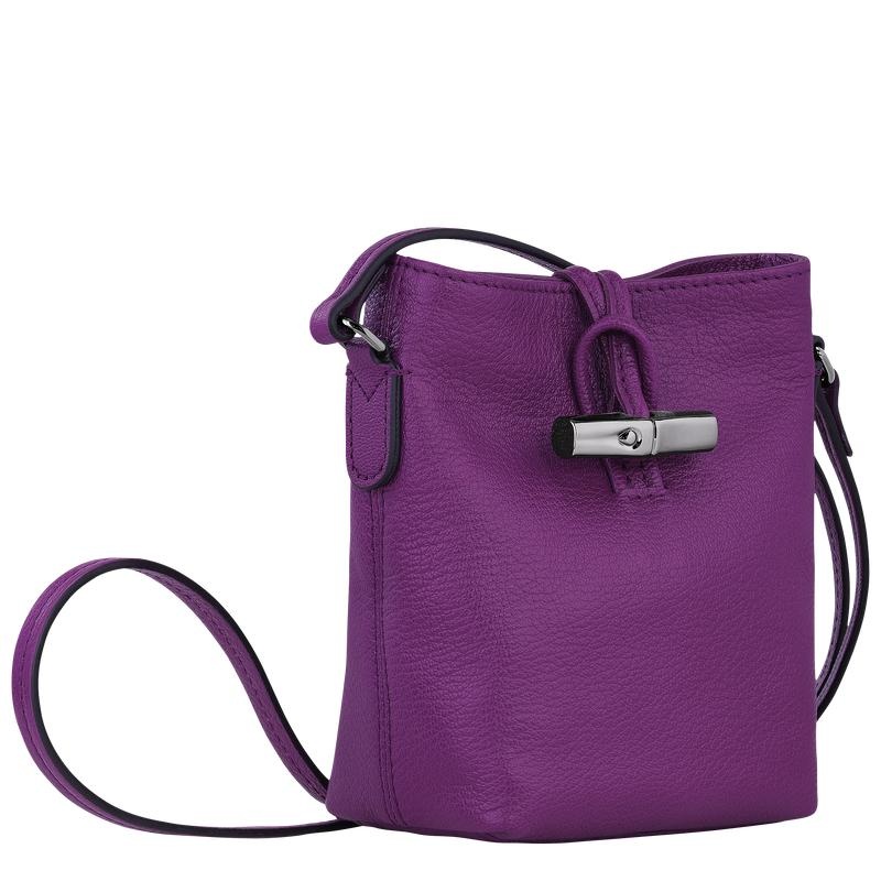 Violet Purple Longchamp Roseau XS Women's Crossbody Bags | JXFT-61893