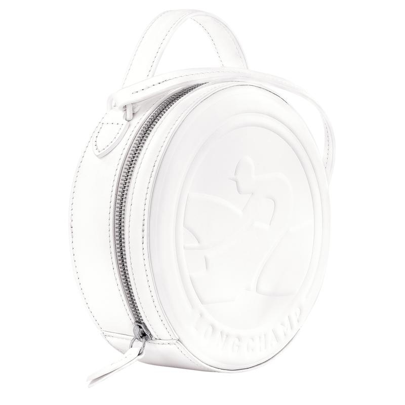 White Longchamp Box-Trot XS Women's Crossbody Bags | WPEB-16970