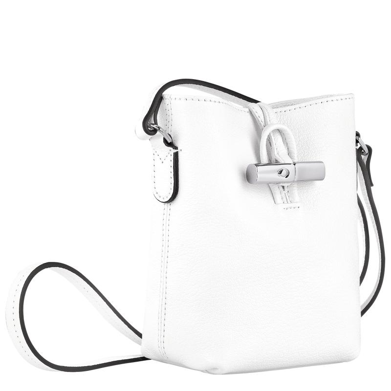 White Longchamp Roseau XS Women's Crossbody Bags | ITHE-06512