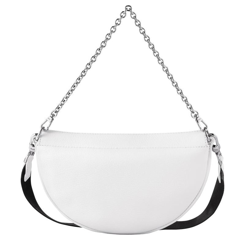 White Longchamp Smile S Women's Crossbody Bags | RYOD-60817