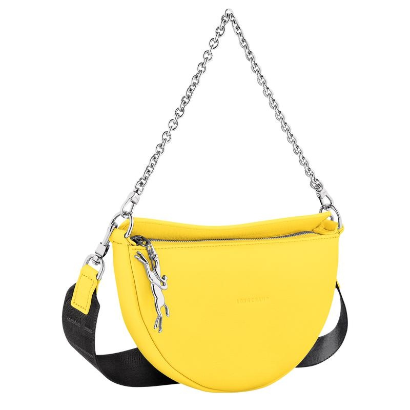 Yellow Longchamp Smile S Women's Crossbody Bags | TFOP-45107