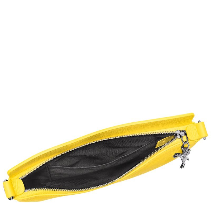 Yellow Longchamp Smile S Women's Crossbody Bags | TFOP-45107