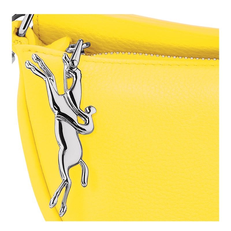 Yellow Longchamp Smile S Women's Crossbody Bags | TFOP-45107