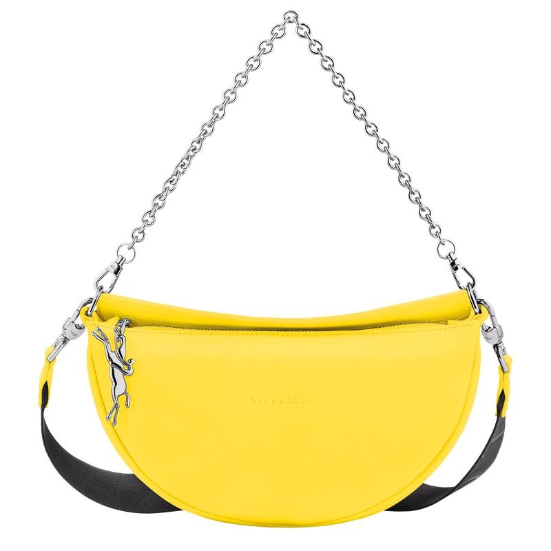 Yellow Longchamp Smile S Women\'s Crossbody Bags | TFOP-45107